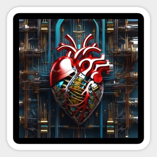 Digital Heart Sticker